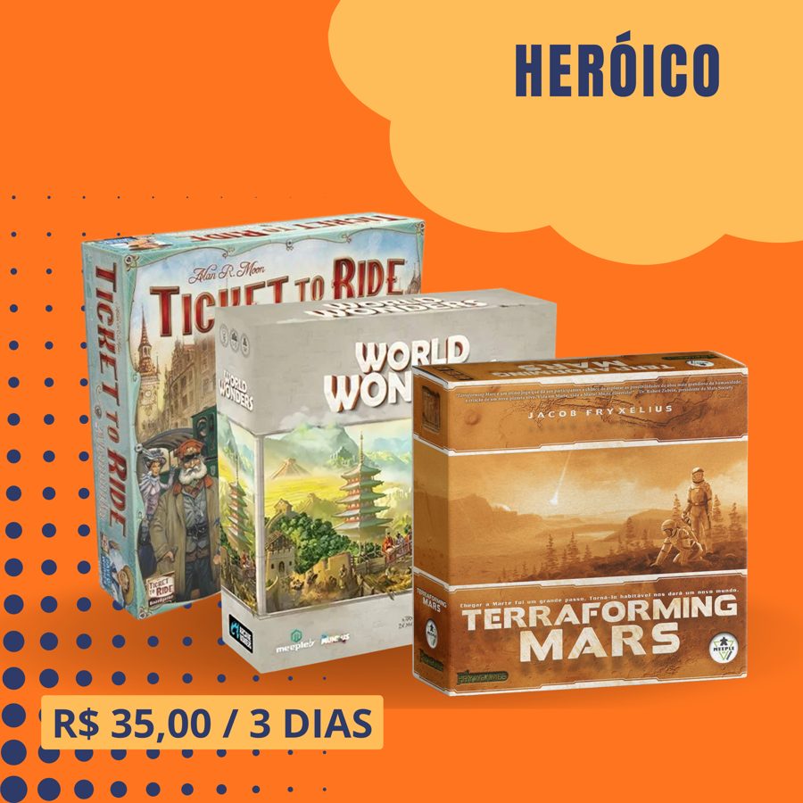 Categoria Heroico — jogos por R$ 35,00 a cada 3 dias
